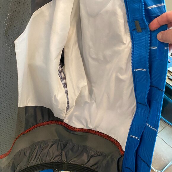 Burton Dryride Hooded Thermolite DHAKA Ski Snowboard Jacket BLUE Men's XL - Picture 7 of 15